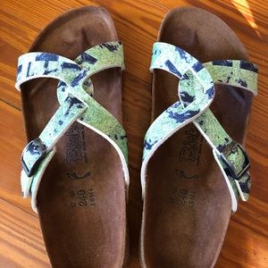 Ladies 6 Sylt “Landscape Green” Birkenstock